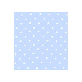 ORGANDI ROYAL CF FSIA 65% POL 35% ALG  135 CMS CIELO-PUNTOS
