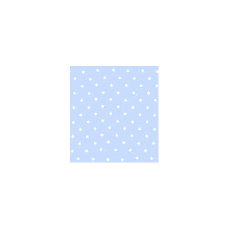ORGANDI ROYAL CF FSIA 65% POL 35% ALG  135 CMS CIELO-PUNTOS