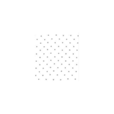 ORGANDI ROYAL CF FSIA 65% POL 35% ALG  135 CMS BLANCO-PUNTOS