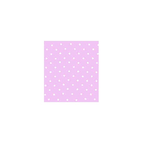 ORGANDI ROYAL CF FSIA 65% POL 35% ALG  135 CMS LILA-PUNTOS