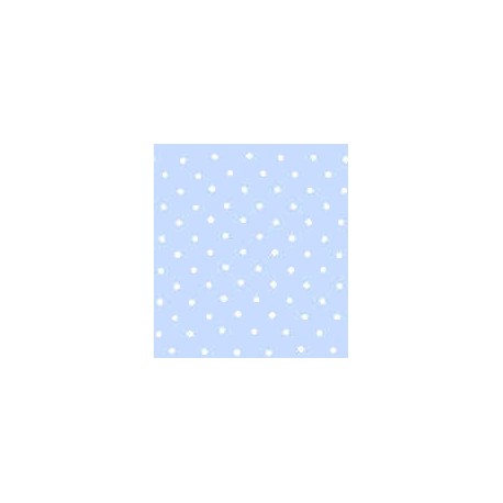 ORGANDI ROYAL FSIA 65% POL 35% ALG H. EN EL SALVADOR 135 CMS CIELO-PUNTOS